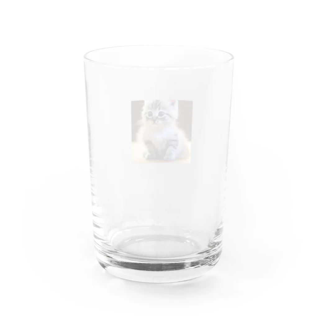 べぇやんショップのにゃんこちゃん Water Glass :back