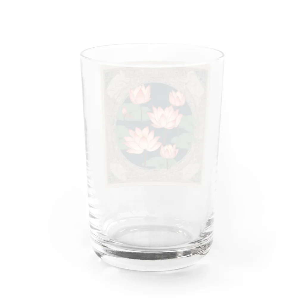 雀士エンドウ の九蓮宝燈の華 Water Glass :back