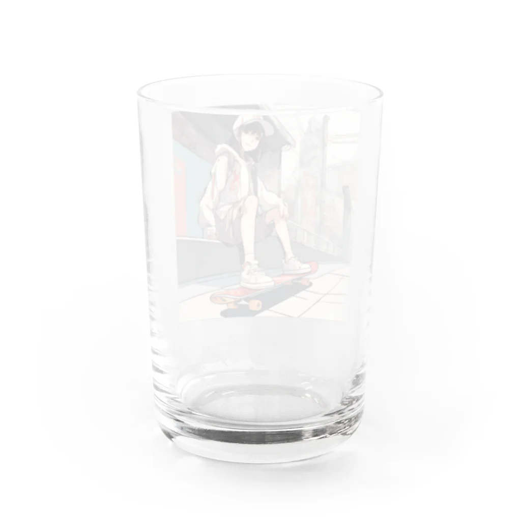 バーチャルライフ。のバーチャル少女3 Water Glass :back