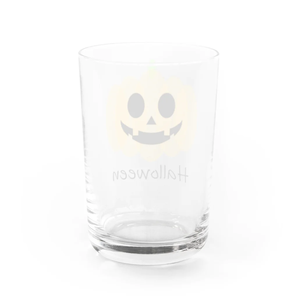 やし油のハロウィンかぼちゃ Water Glass :back