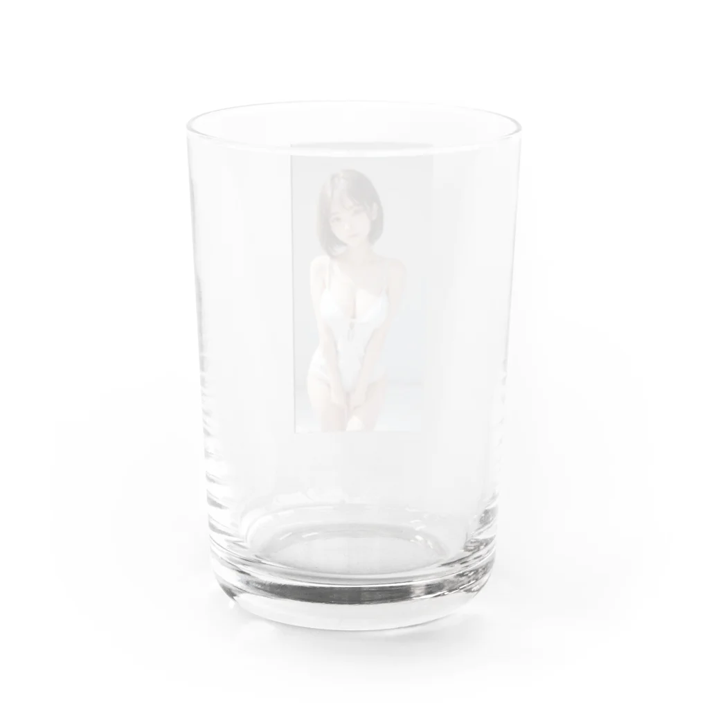 RGセクシーガールの可愛い美少女 Water Glass :back