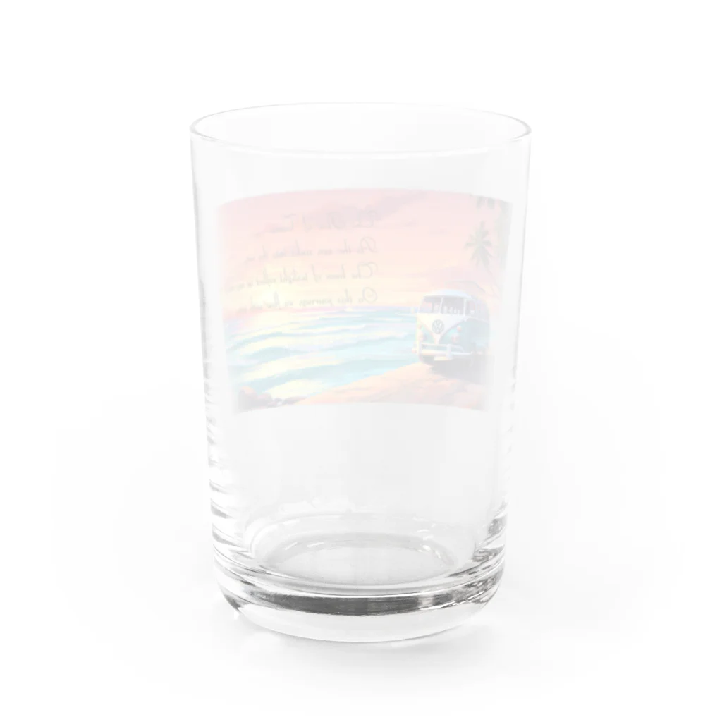 hobby58 SHOPの夕暮れ2 Water Glass :back