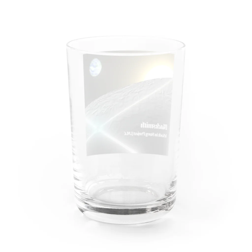 🌕朧月夜と紅茶時間☕️🫖のBlacksmith” Water Glass :back