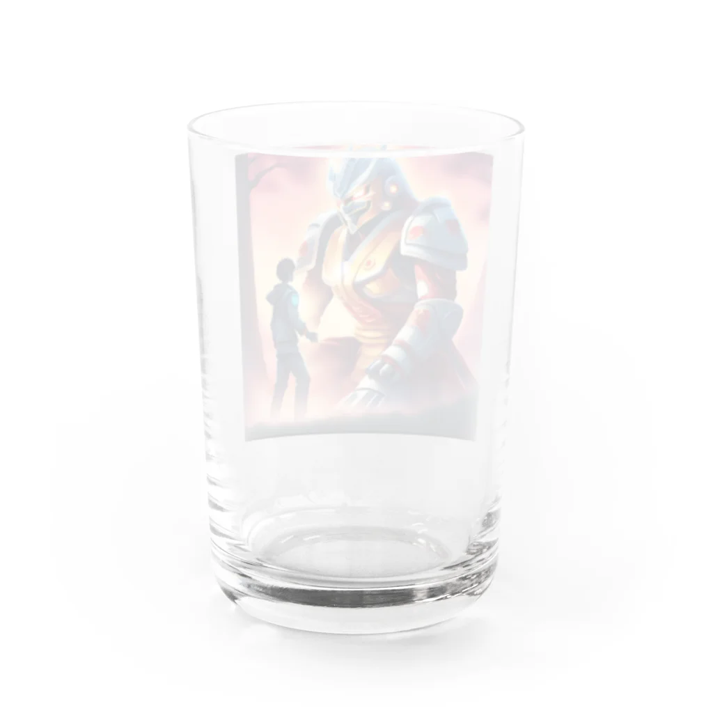 アラジンの竜騎士 Water Glass :back