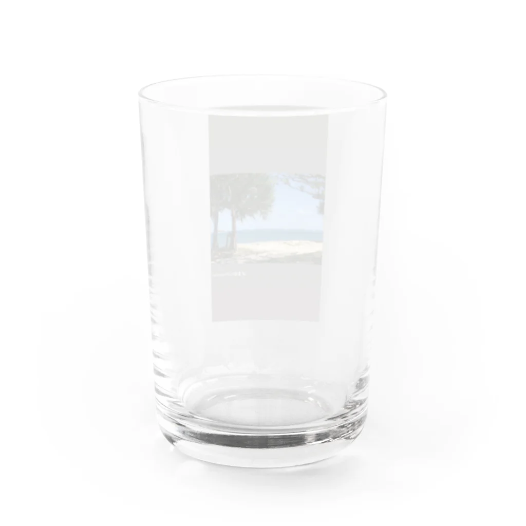 GAKU0118の沖縄の海の風景！ Water Glass :back