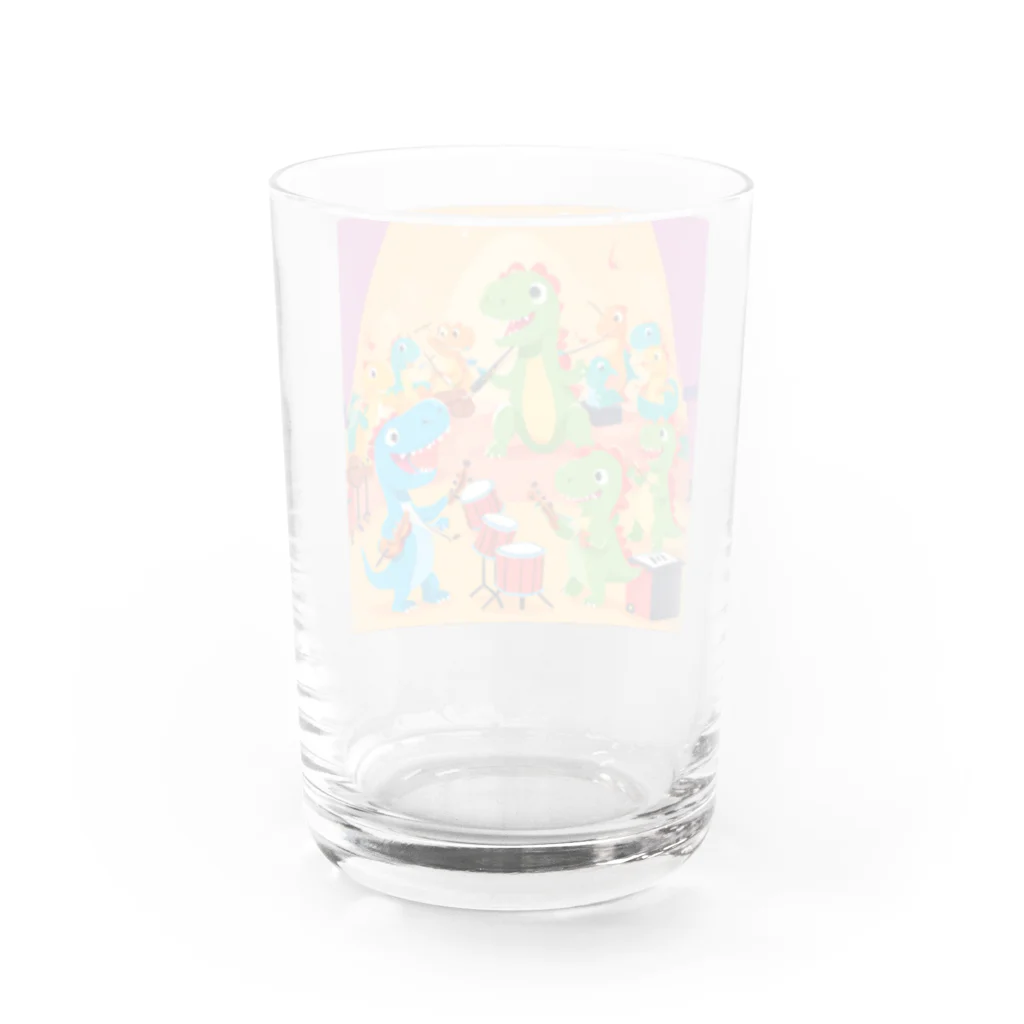 tick_tack shopのオケザウルス(オーケストラ) Water Glass :back