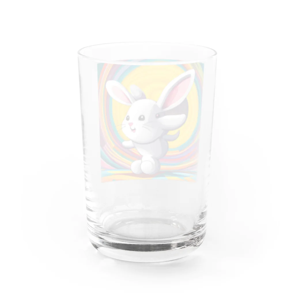 takatyann-no-miseのうさぎっぽいけどウサギじゃない Water Glass :back