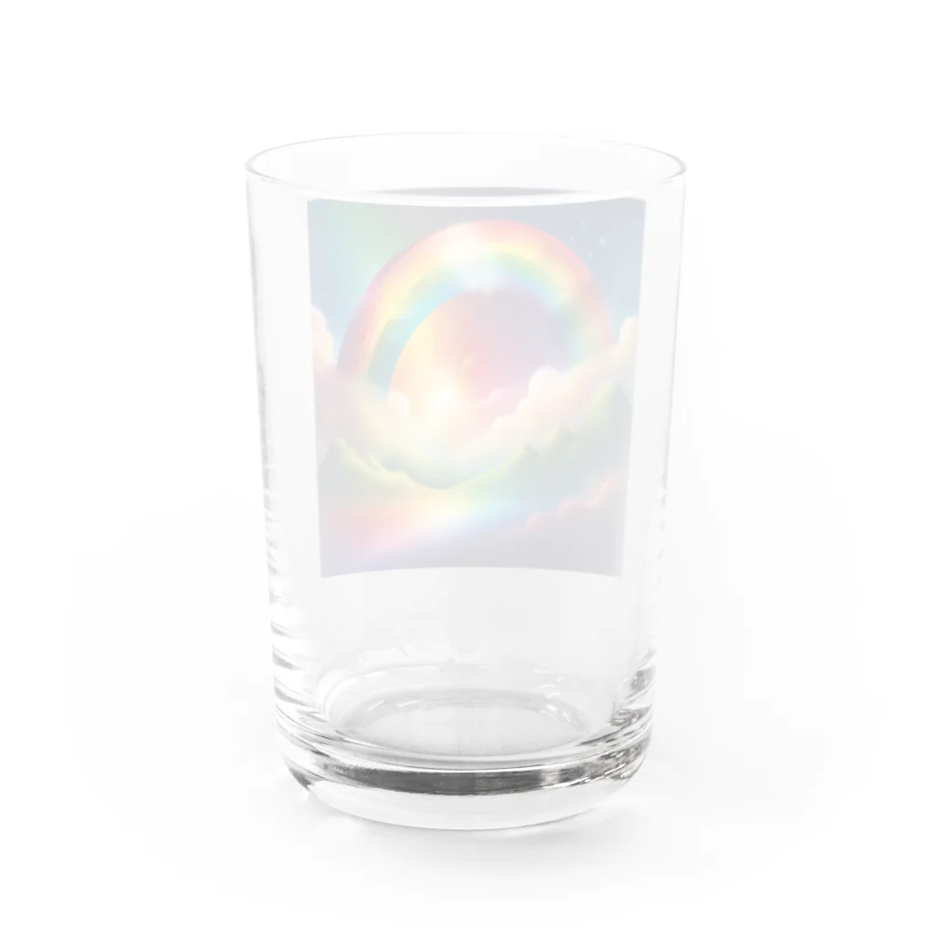 Daisy333の虹 Water Glass :back