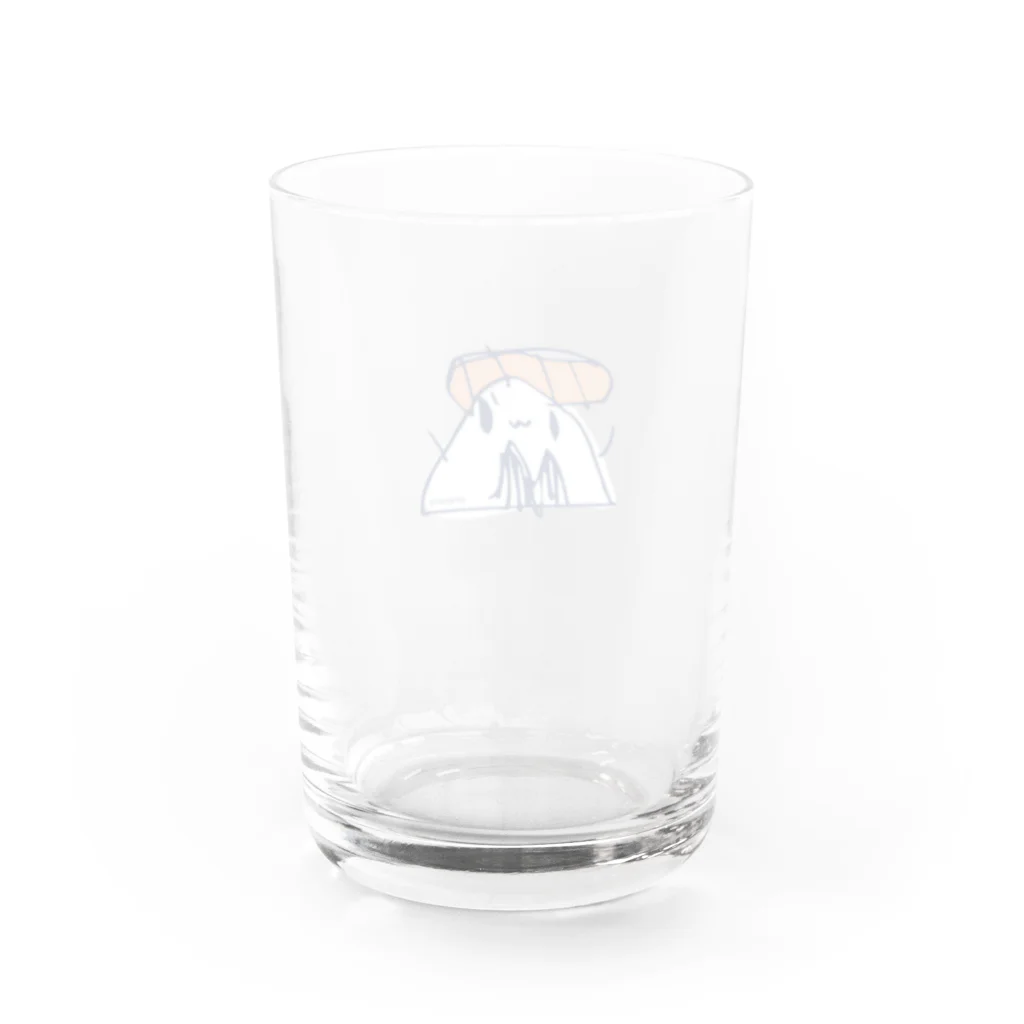 まいにちパリピのおにぎりヤンキー（べに鮭リーゼント） Water Glass :back