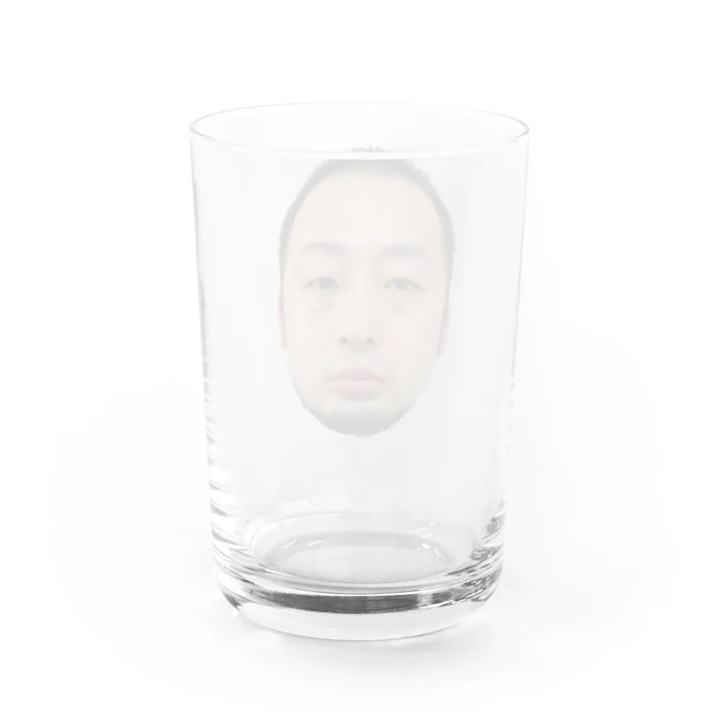 👾るみか勇者Lv.69👾の顔だけてんかんくん Water Glass :back