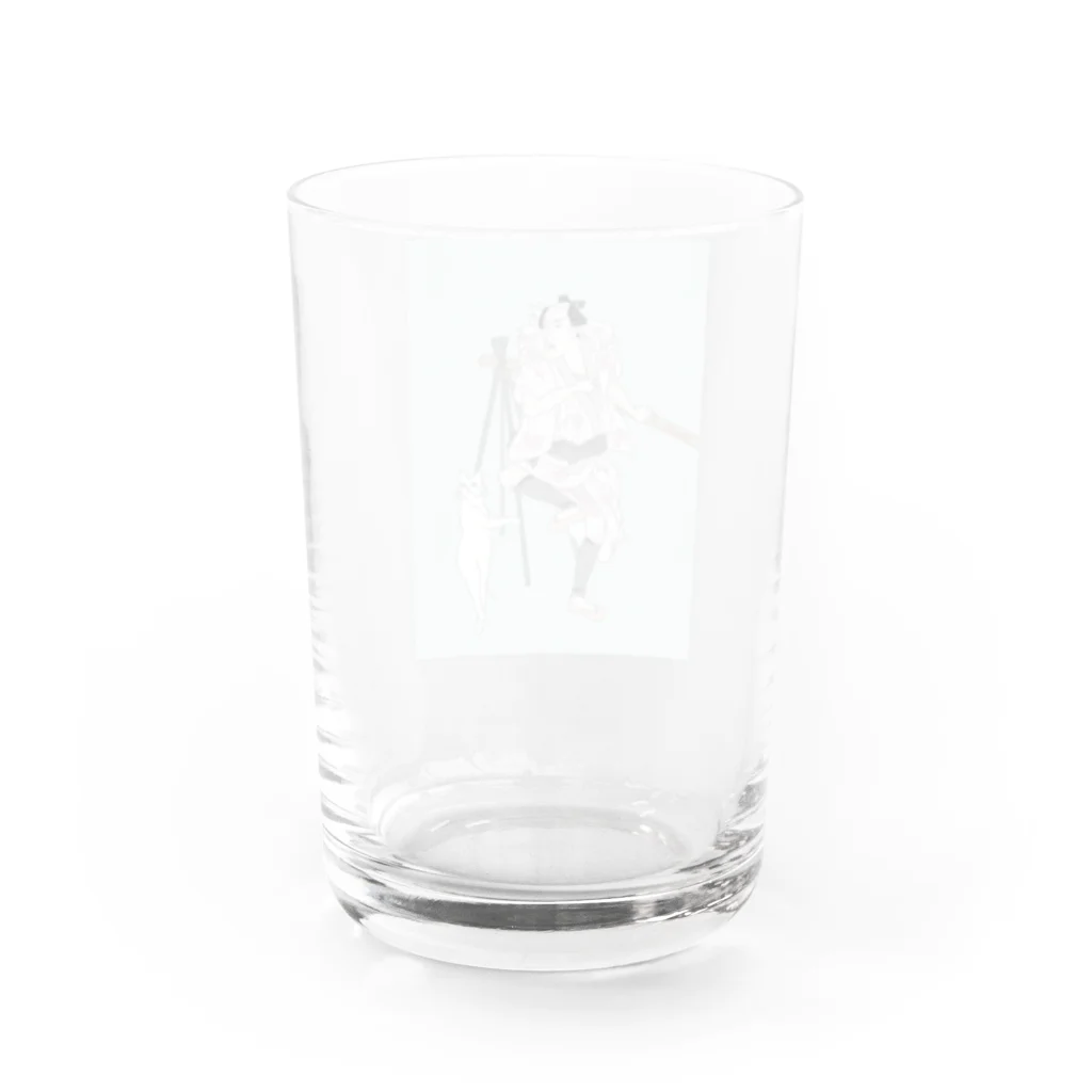 keeeeeep smilingのバレエ男子とバレエ猫 Water Glass :back