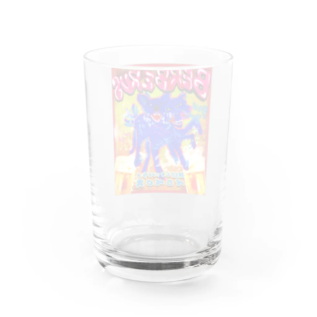 GOOD VIBES CATSのべろべろす Water Glass :back