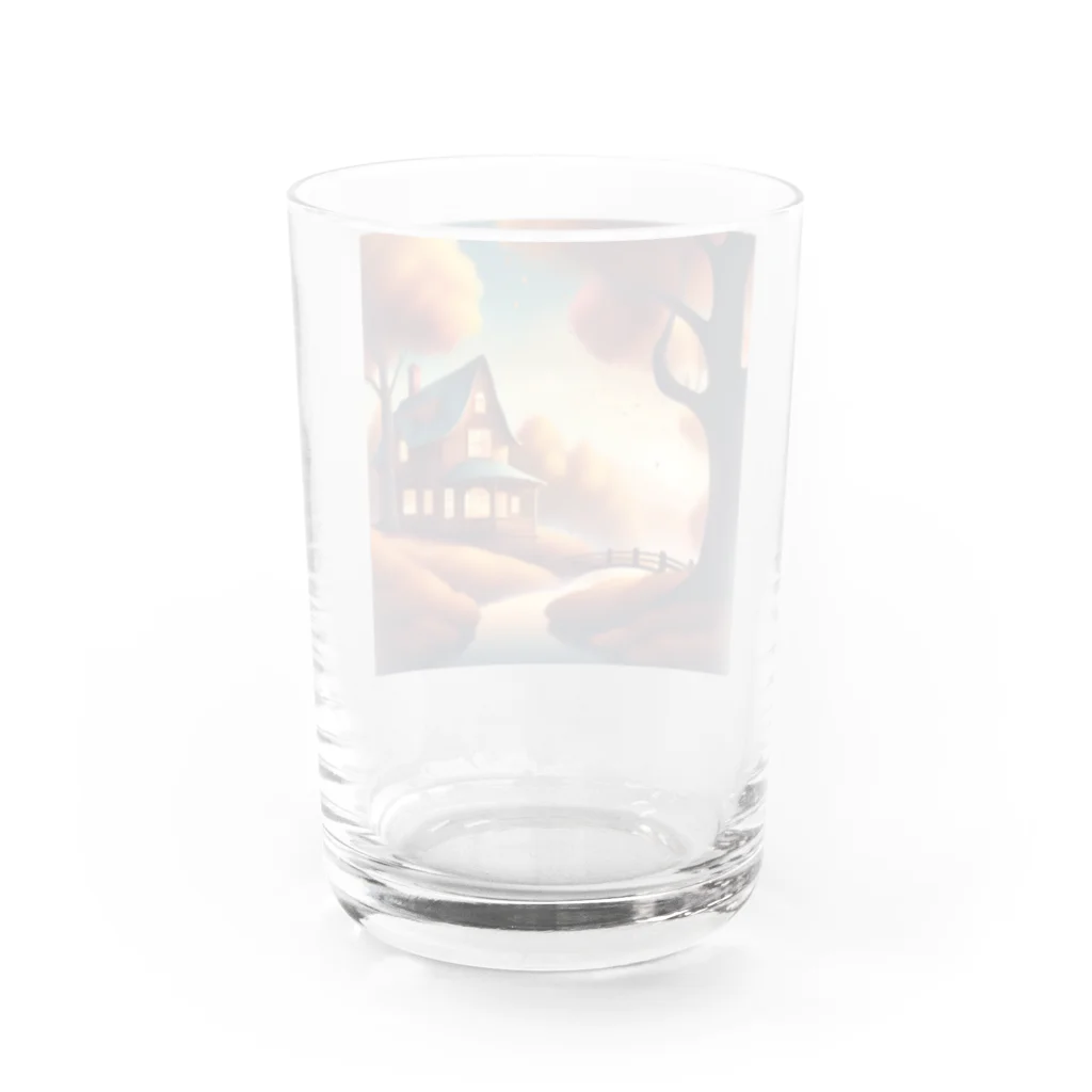 ワンダーワールド・ワンストップの秋の風景 Water Glass :back