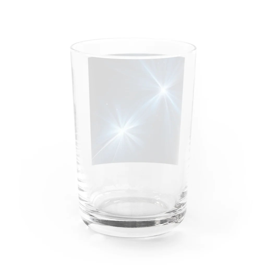 itacyoko(AIイラスト屋)の宇宙に輝く青い光 Water Glass :back