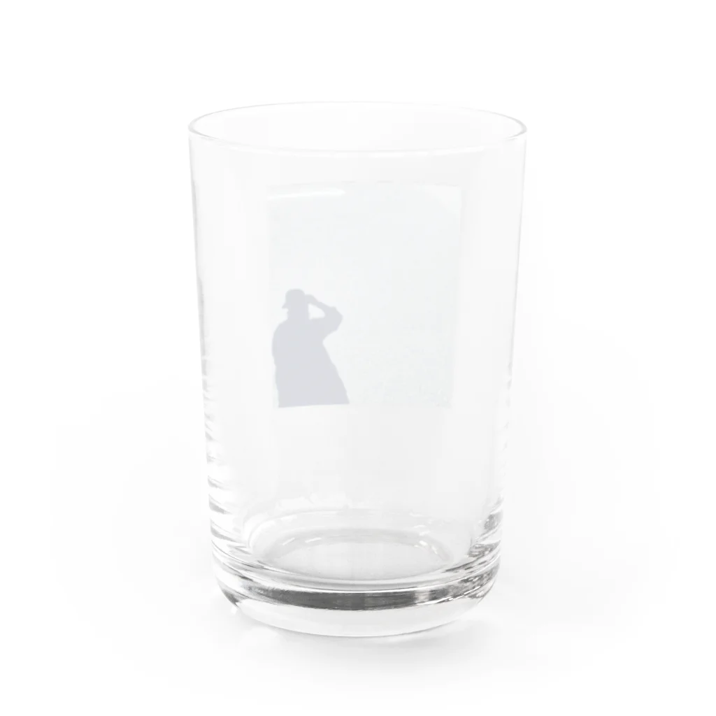 おにまる。の写真 影 グッツ Water Glass :back