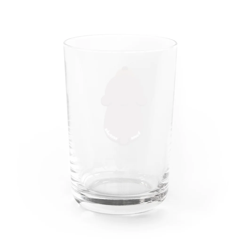 ゆうみんハウスのくっつきくまのすけ Water Glass :back