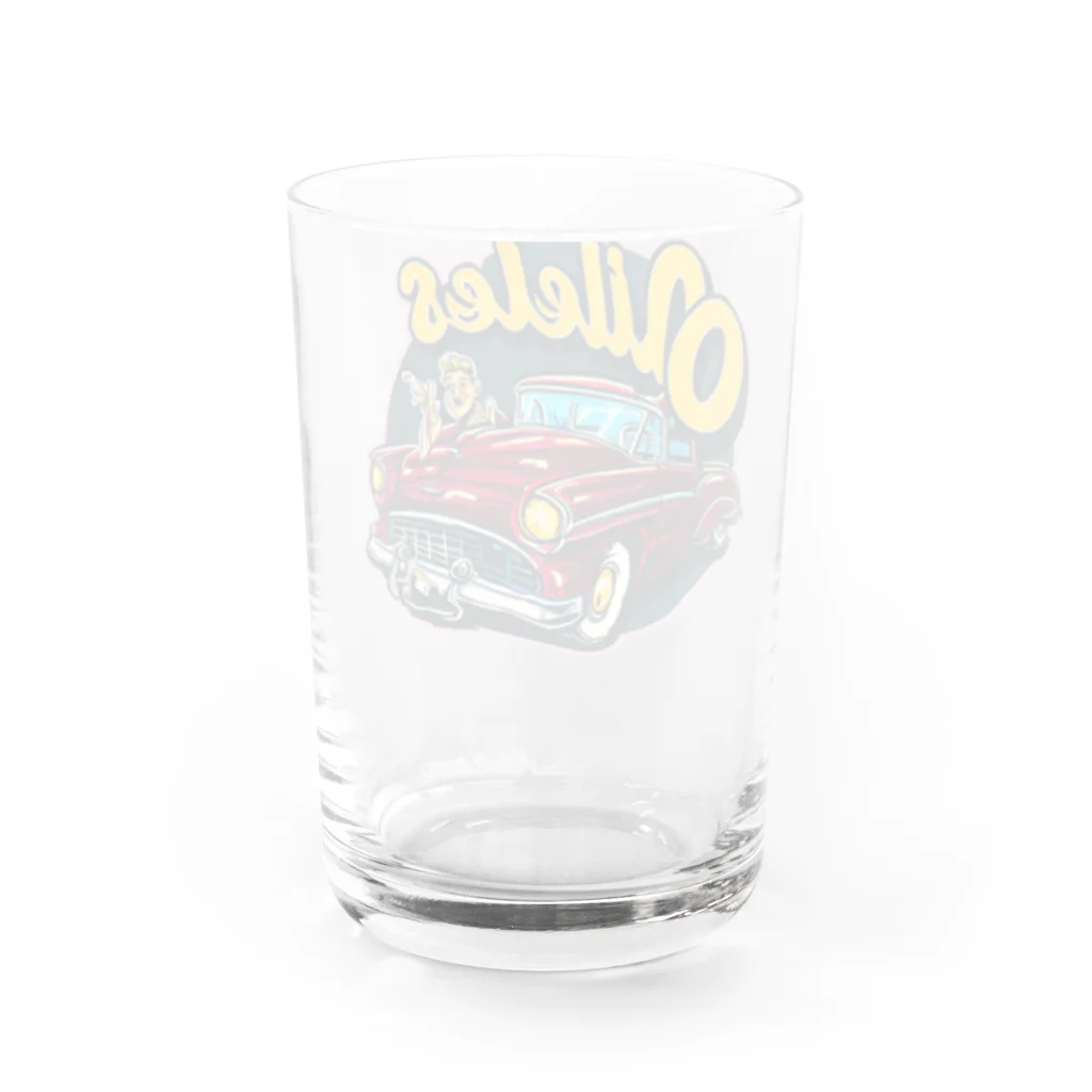 islandmoon13のOLDIES　　50’ｓ ＣＡＲ Water Glass :back