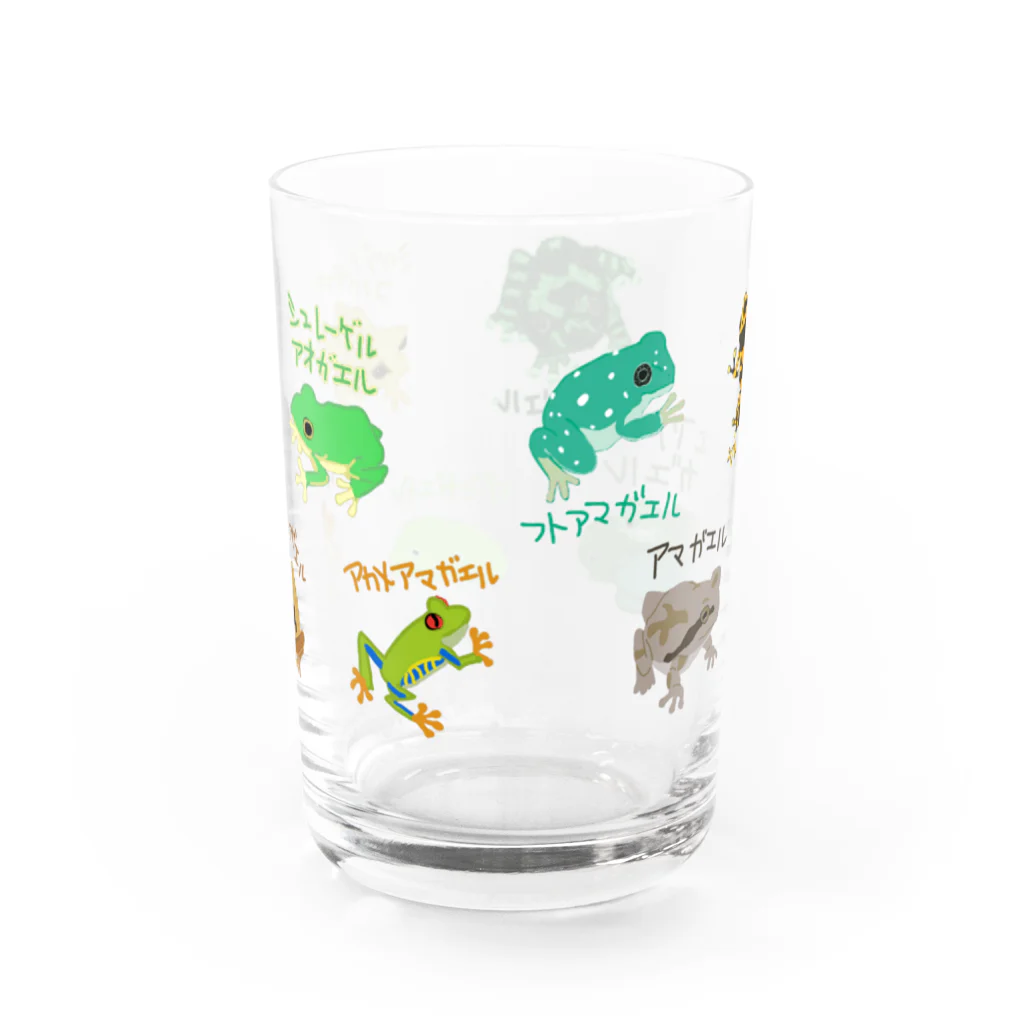 いきものや　のの（別館）のカエル！カエル！カエル！ Water Glass :back