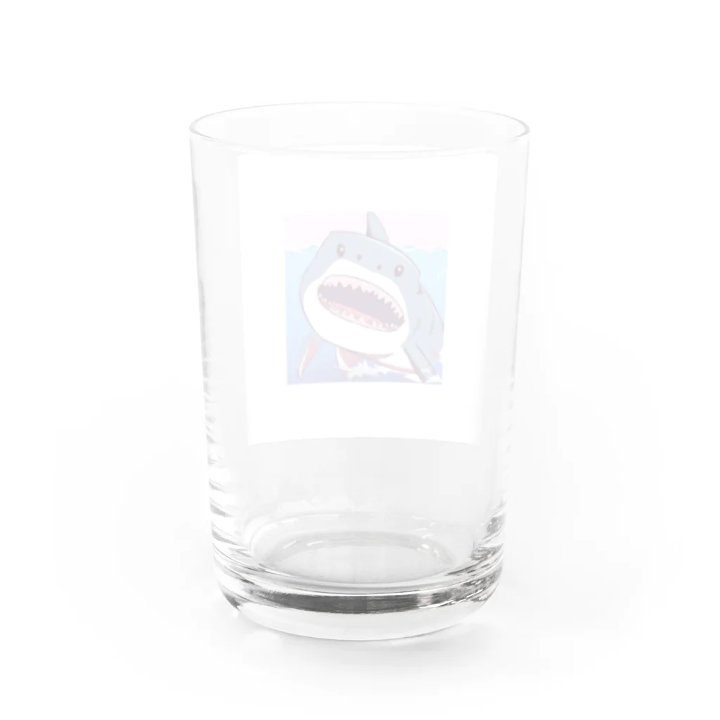 マルタツのhai？shark Water Glass :back