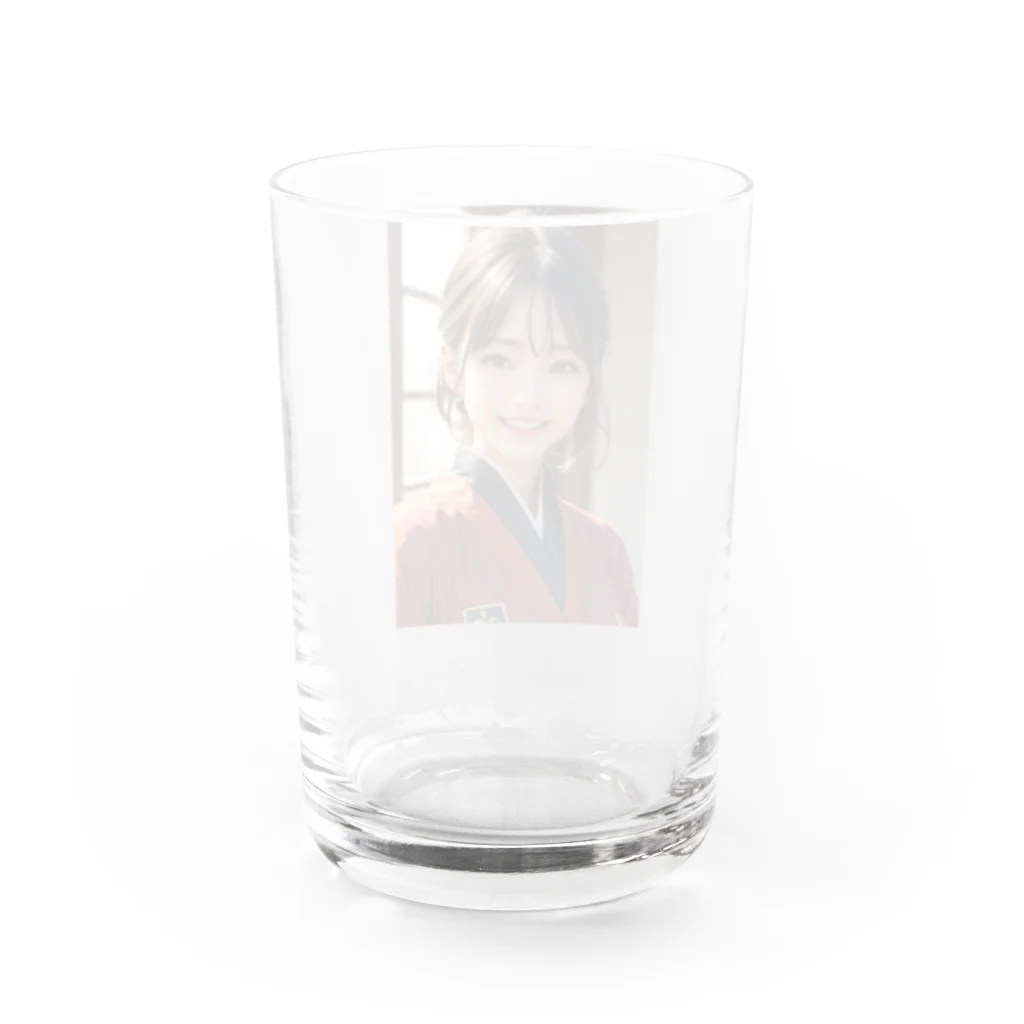 rubeusuの優しく微笑む町娘 Water Glass :back