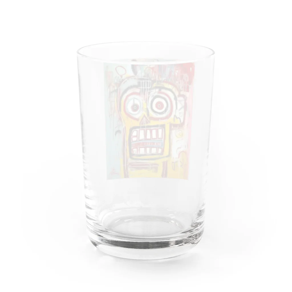 Hayate Kawakami オリジナルの痛風発作に苦しむ男 Water Glass :back