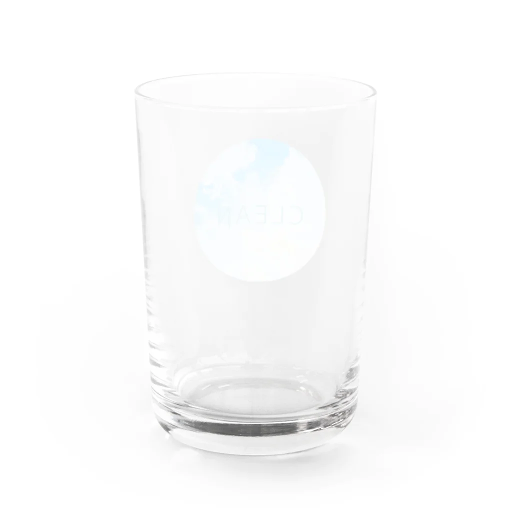 にくきゅうのCLEAN Water Glass :back