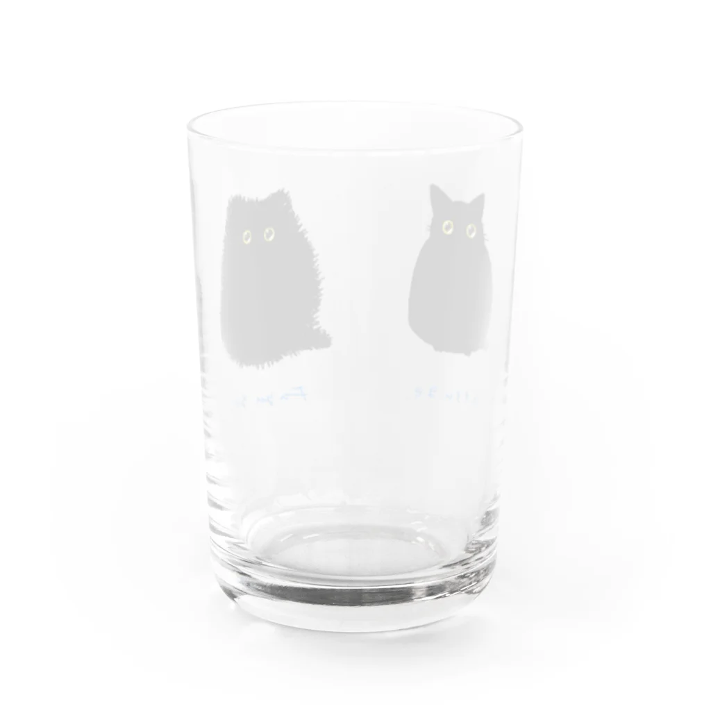 かにめし‼️のおなじねこ Water Glass :back