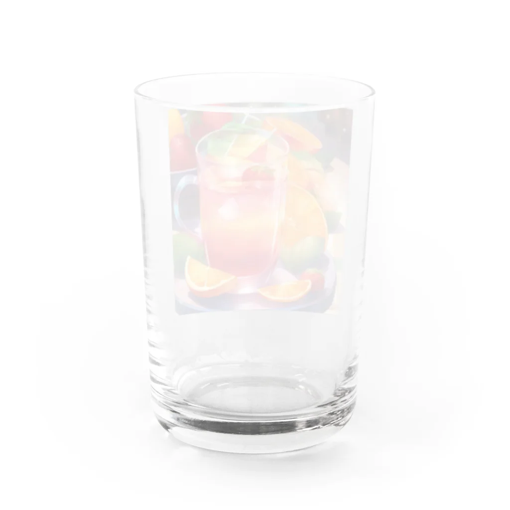 pengin06のフルーツ Water Glass :back