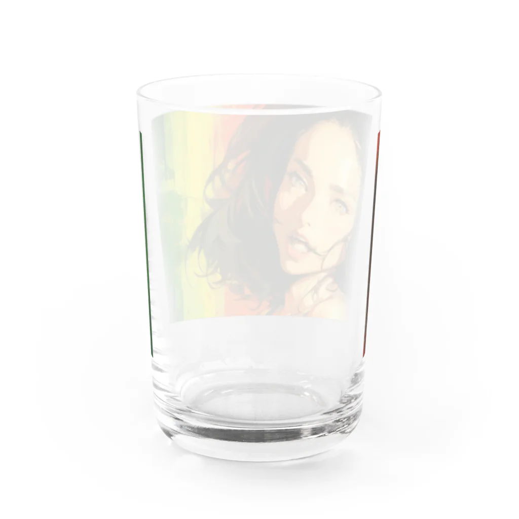 ボンブ映像社のレゲェ女子 Water Glass :back