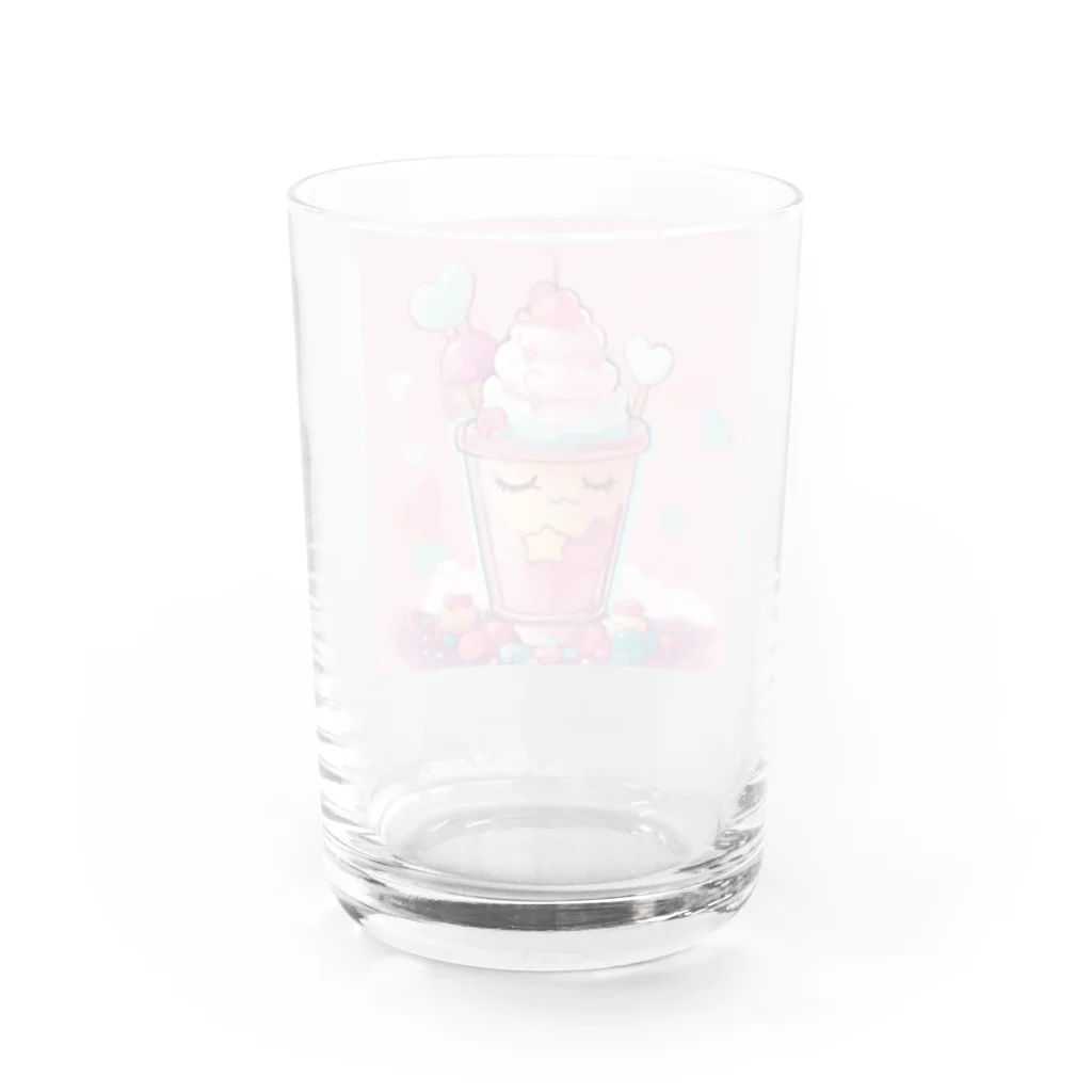 ノースのゆめかわパフェ Water Glass :back