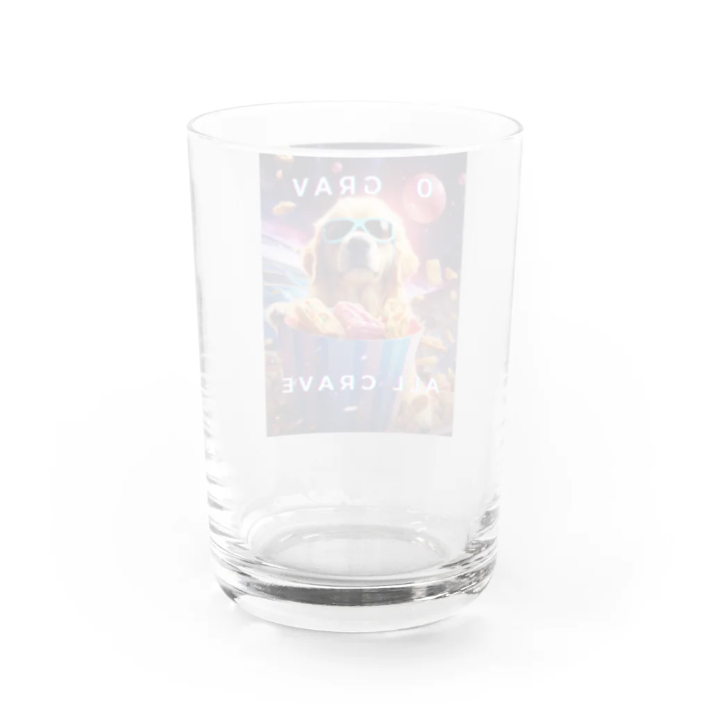 BarkingBeatsの【0 Grav, All Crave】 Water Glass :back