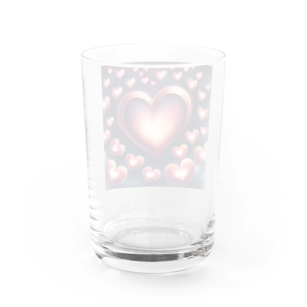 ワンダーワールド・ワンストップのハートがいっぱい③ Water Glass :back