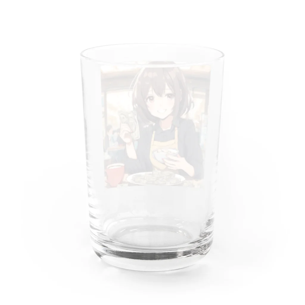 NIJIIRO_CHIHARUの隠れ家ケーキ屋さんの母35歳 Water Glass :back