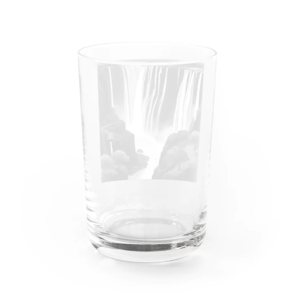 YoMiTの有名な観光スポットイメージ画像：ヴィクトリア滝（ザンビア、ジンバブエ） Water Glass :back