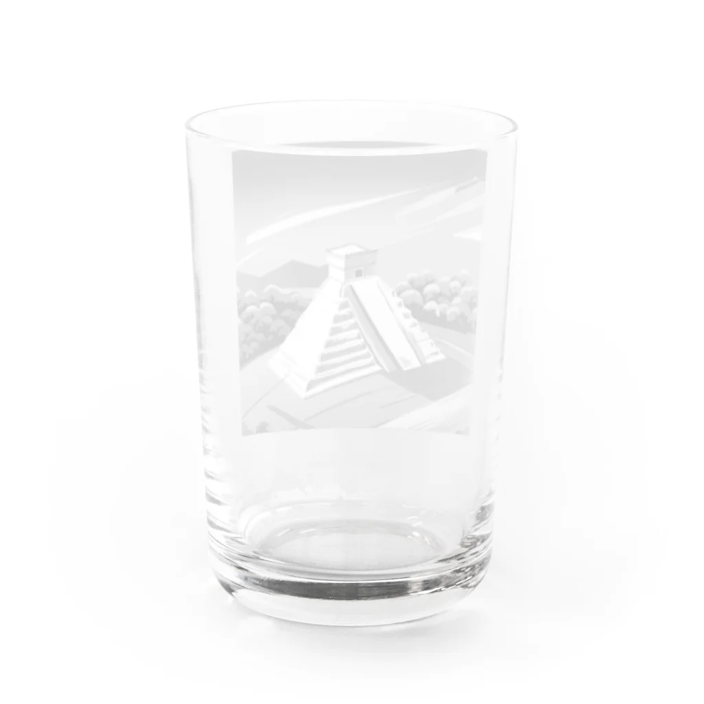 YoMiTの有名な観光スポットイメージ画像：チチェン・イッツァ（メキシコ） Water Glass :back