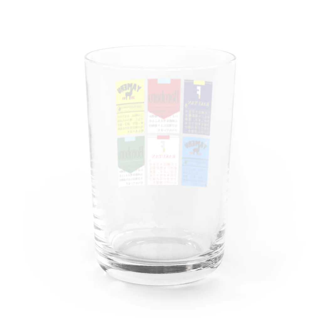 AVANT-GARDE STREETのTobacco series for college students Water Glass :back