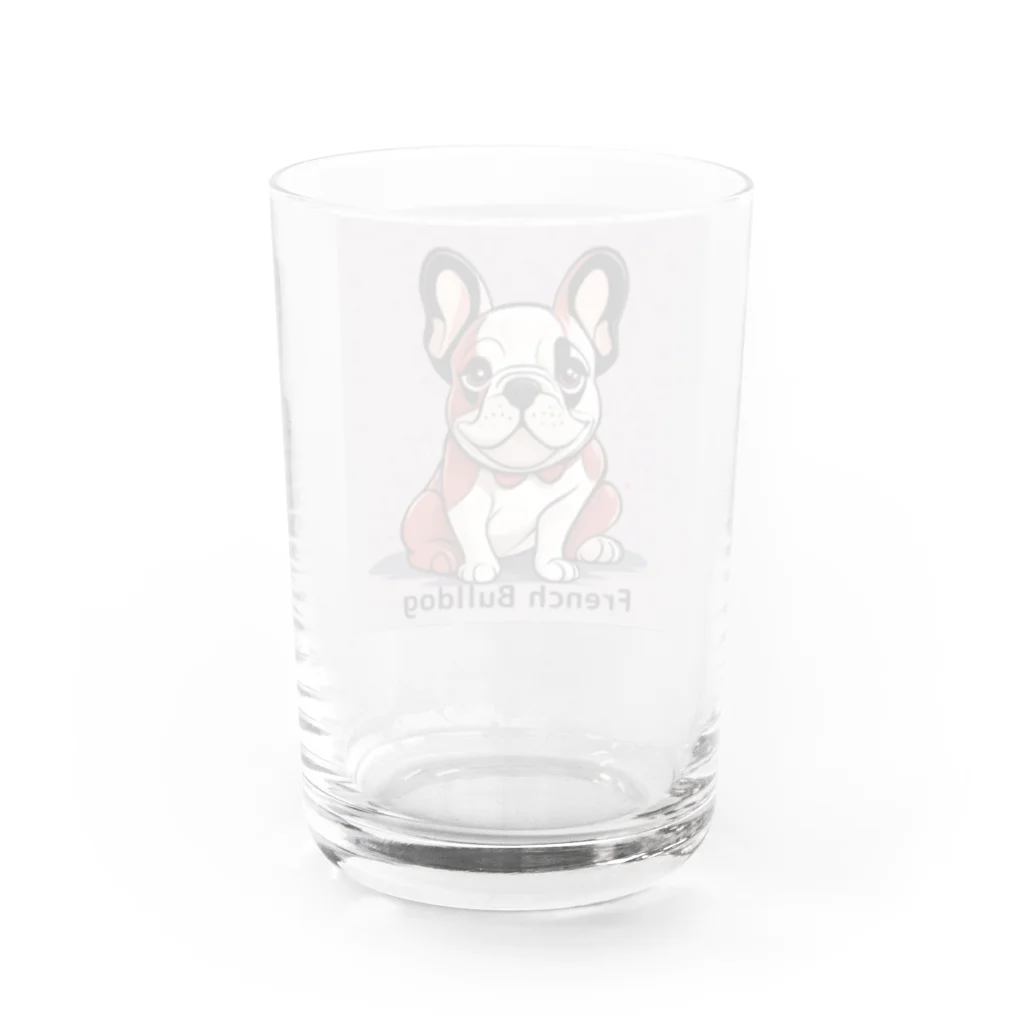 taka1005のフレンチブルドックの魅力を詰め込んだ『ブルドック・ワンダーランド』コレクション Water Glass :back