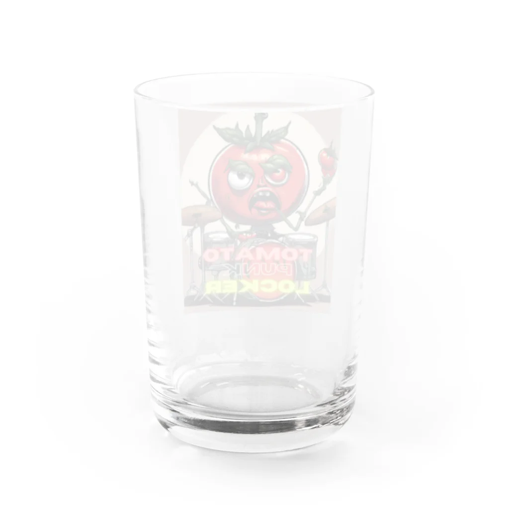 ケマオの店「ZF」の🍅ベジロック「トマトくん」🎸✨ グラス反対面