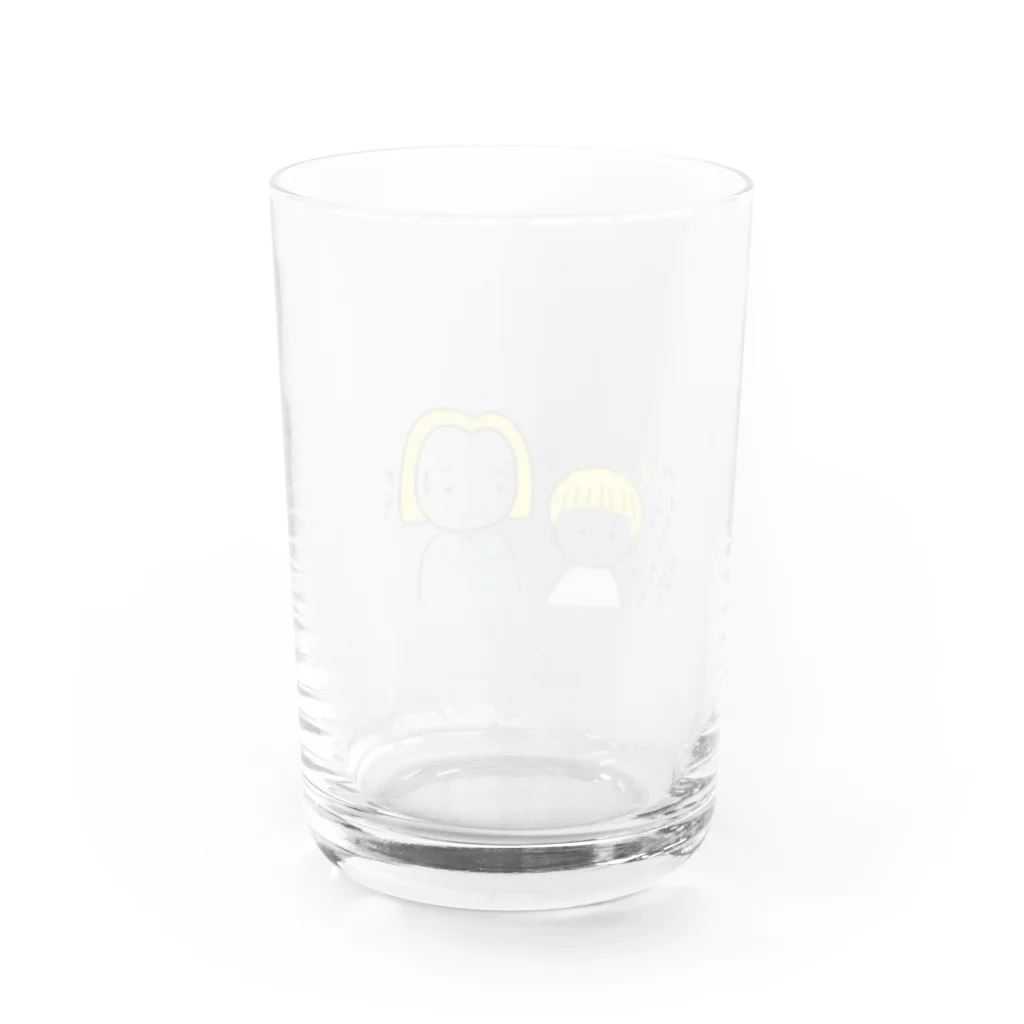 あゆみんのワンオペママの悩み Water Glass :back