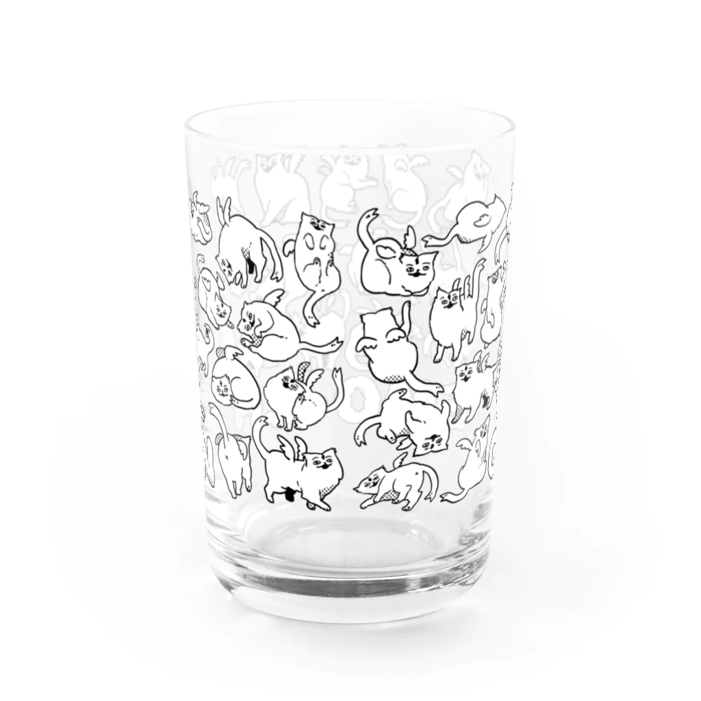 ニンジャスレイヤー公式/ダイハードテイルズの360度ケモチャンだらけグラス Water Glass :back