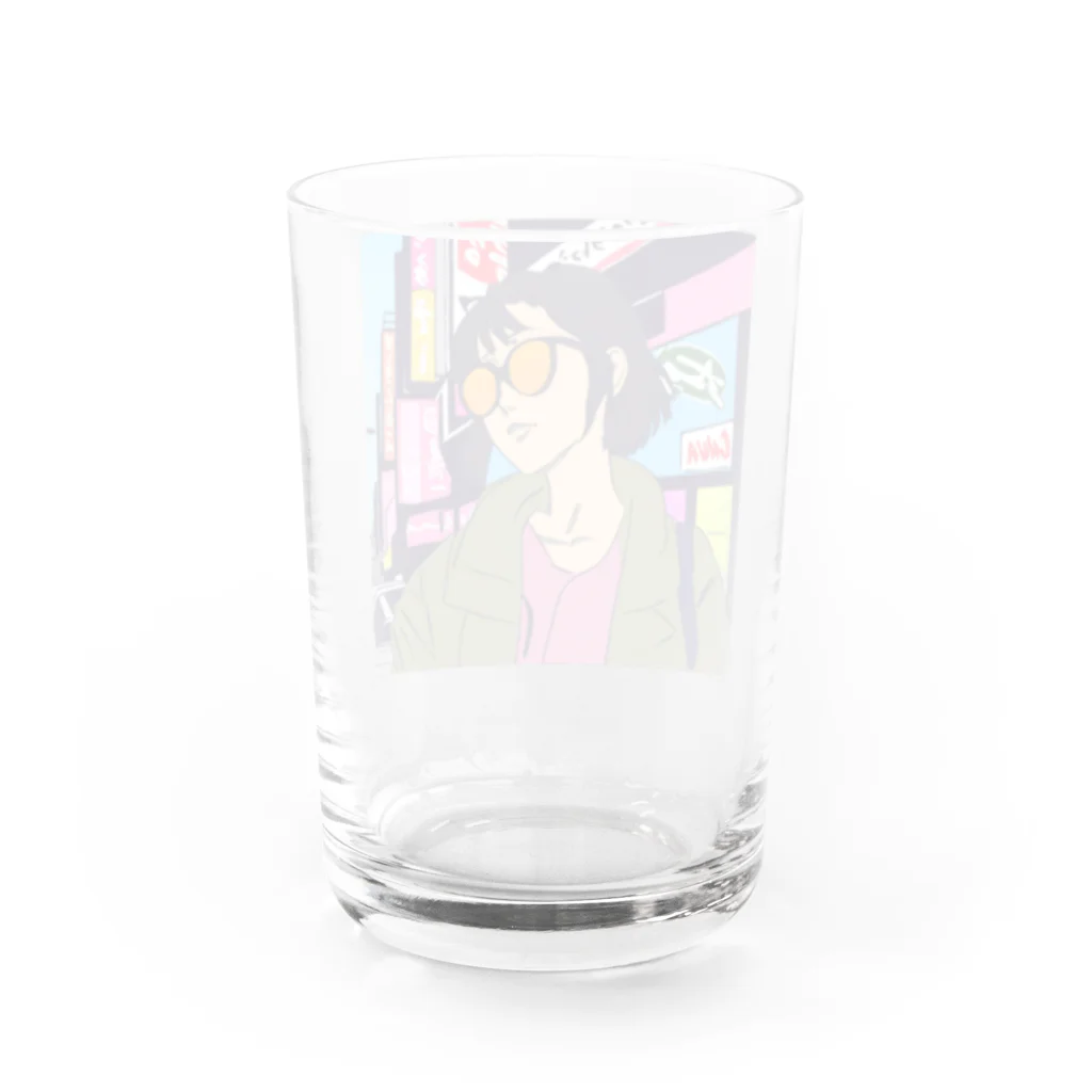 sunglass girlのsunglass girl 街編 Water Glass :back