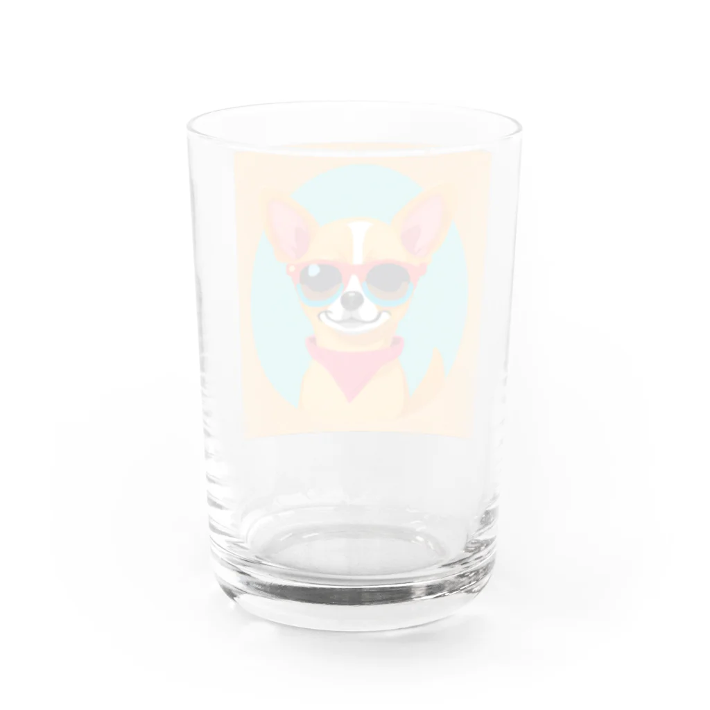 uchukaihatsuのさすらいのライダー　あつし Water Glass :back