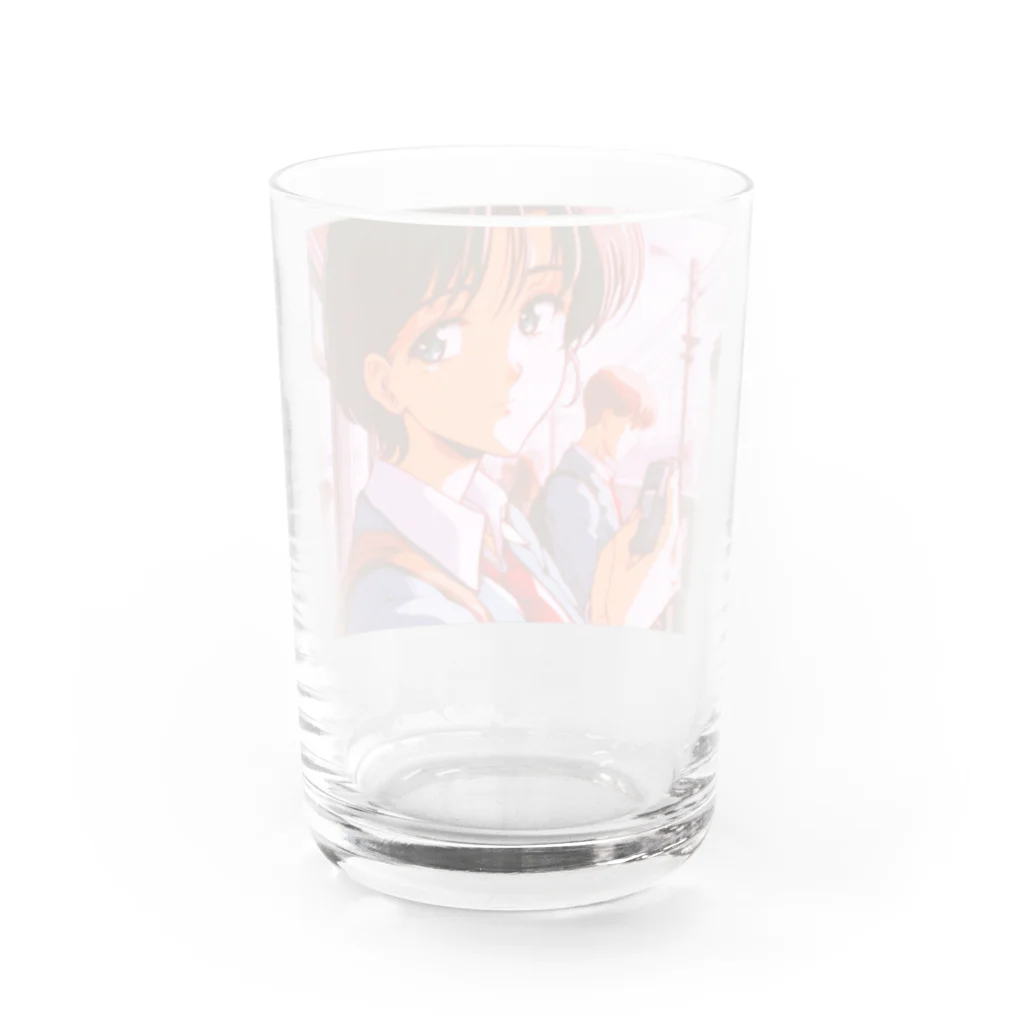 倒産した制作会社の倉庫で発見された幻のアニメの「湘南妄想族R」| 90s J-Anime "Shonan Delusion Tribe R" Water Glass :back