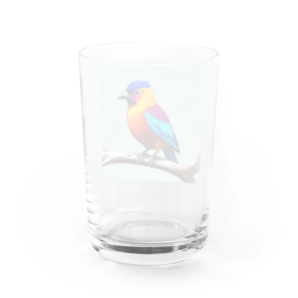 ぶーたんのカッコウ Water Glass :back