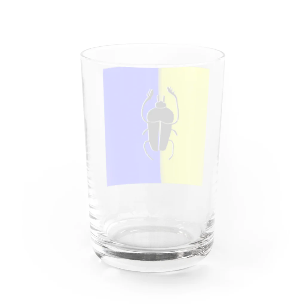 bubbles_のscarab Water Glass :back