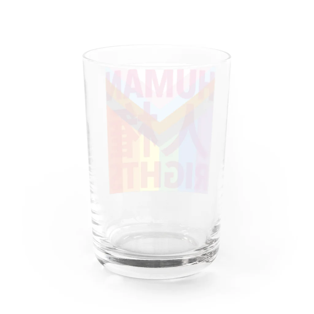 otemochanのわたしには人権がある Water Glass :back