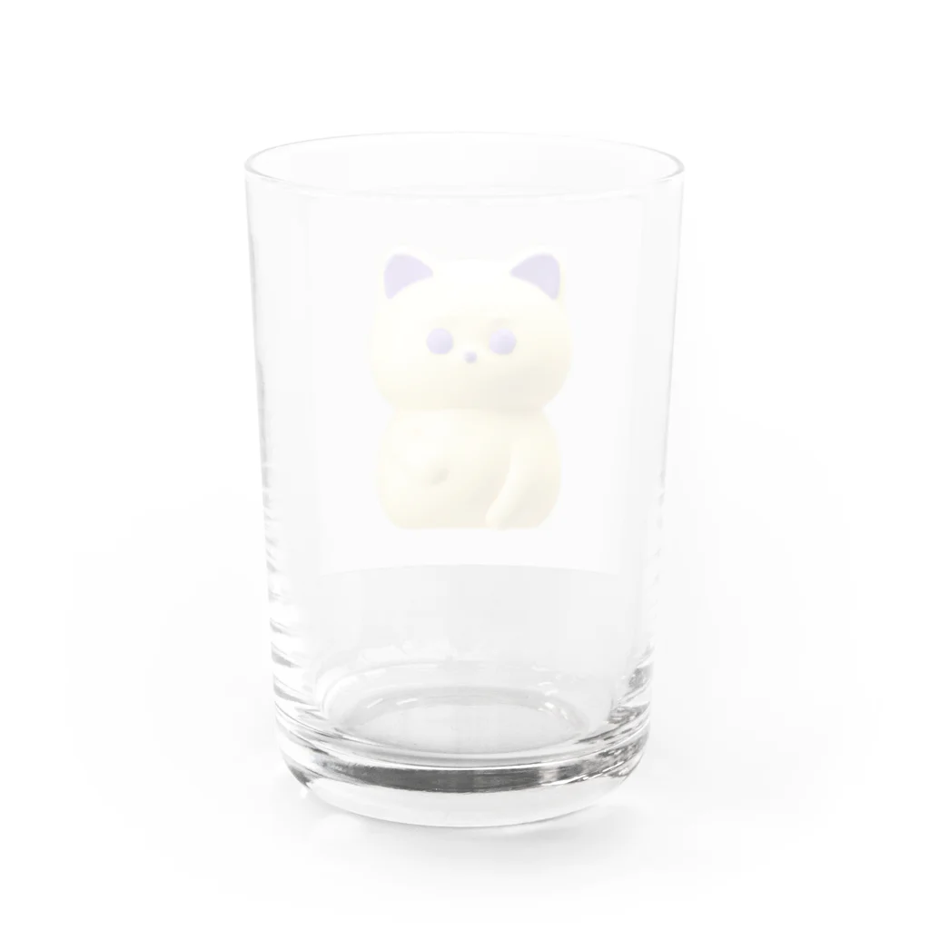 Aurinko.のもっちりねこぱんだ Water Glass :back