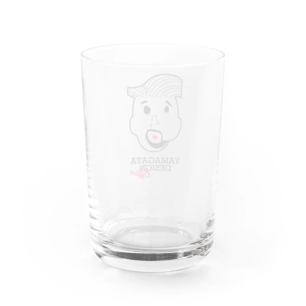 山形巧哉デザイン事務所のスタッフTシャツ No2 Water Glass :back