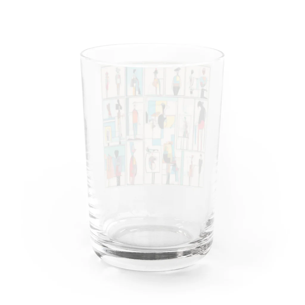 Risen ShopのContemporary Art(1) Water Glass :back