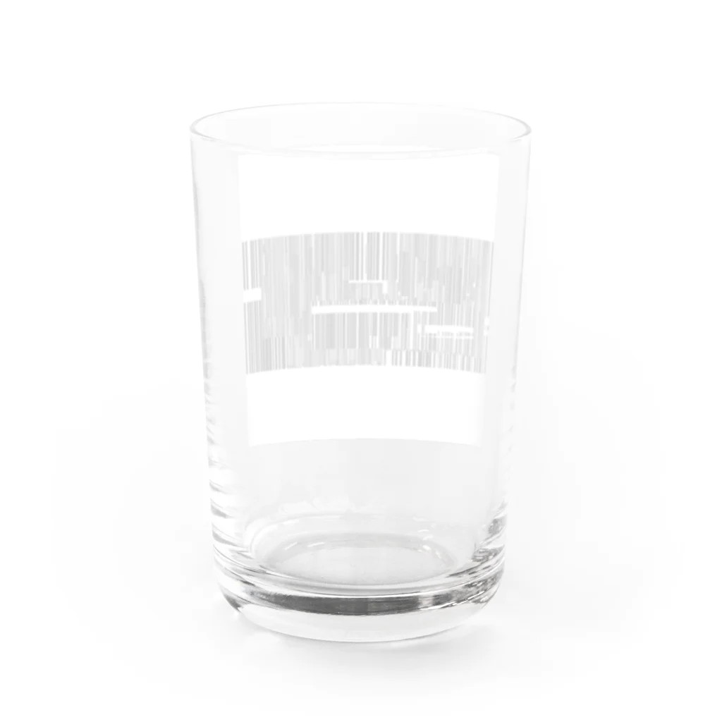 ジンファンタジスタのバーコード Water Glass :back